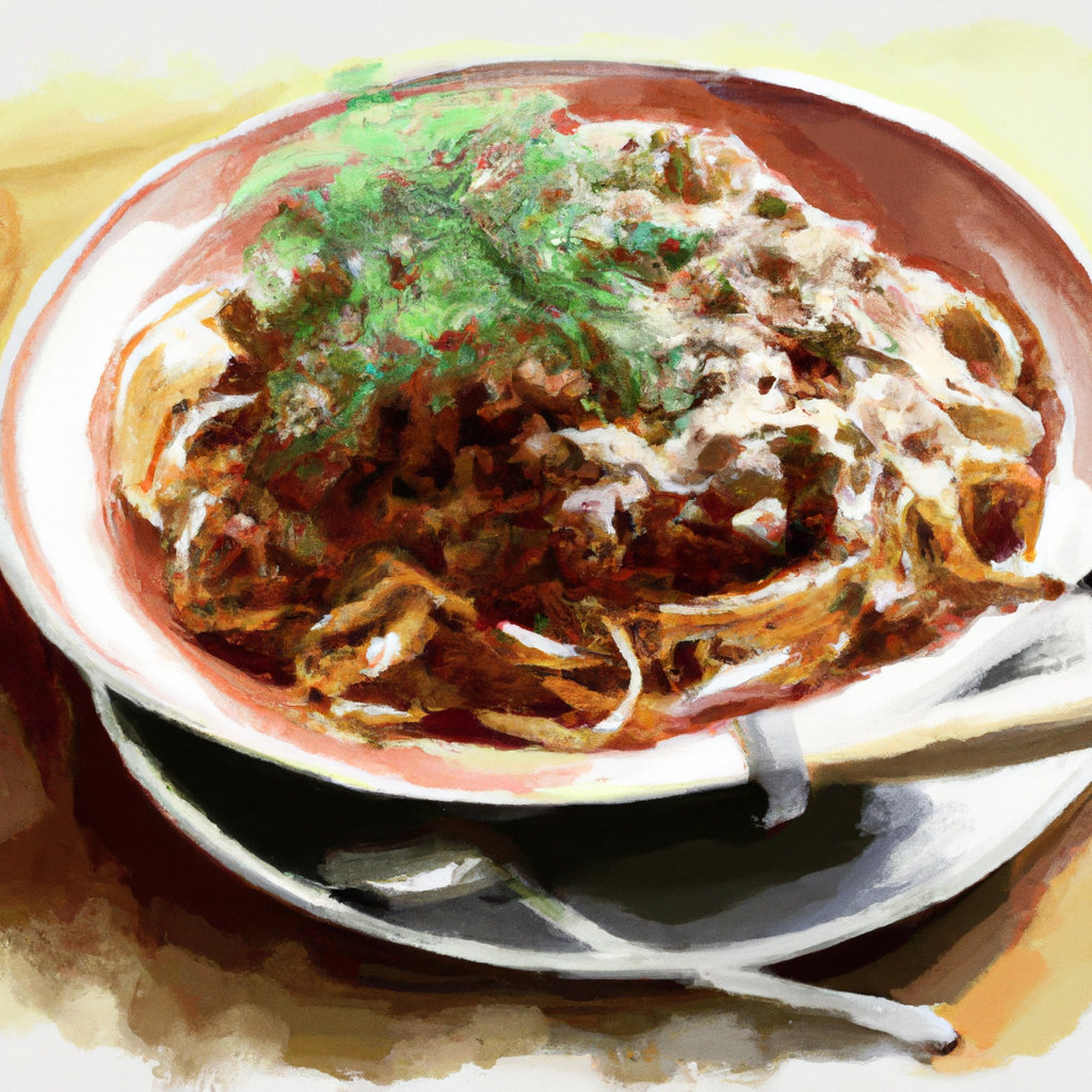 Spaghetti with Braised Beef & Fennel